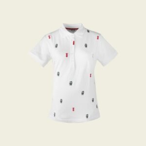 Big Green Egg Golf Poloshirt Damen weiß M