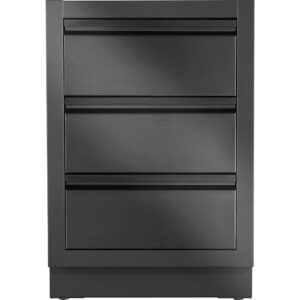 Napoleon OASIS Schrank m. 3 Schubladen Mattschwarz