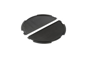 Big Green Egg halbrunde Grillplatte aus Gusseisen XLarge